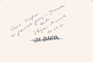 Autograf Pisarza Autograf Pisarza